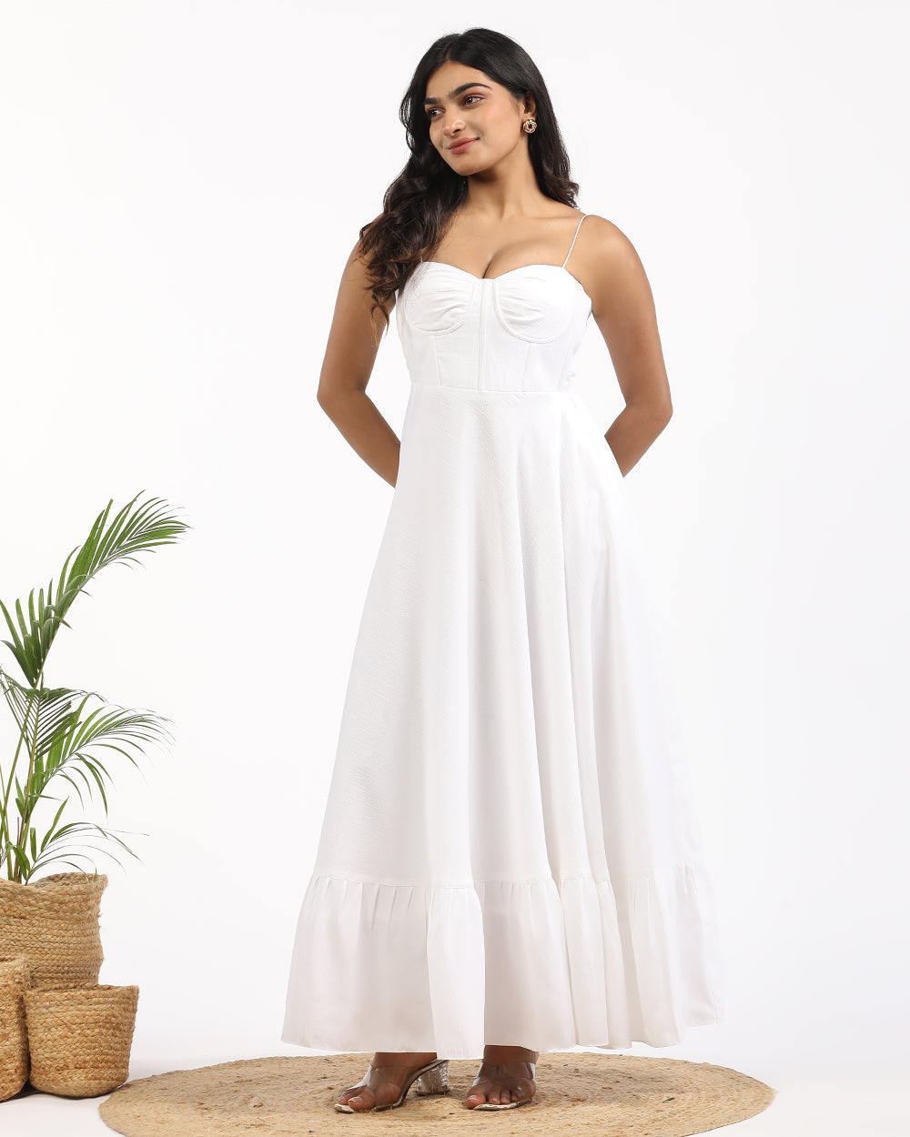 Pearl white maxi