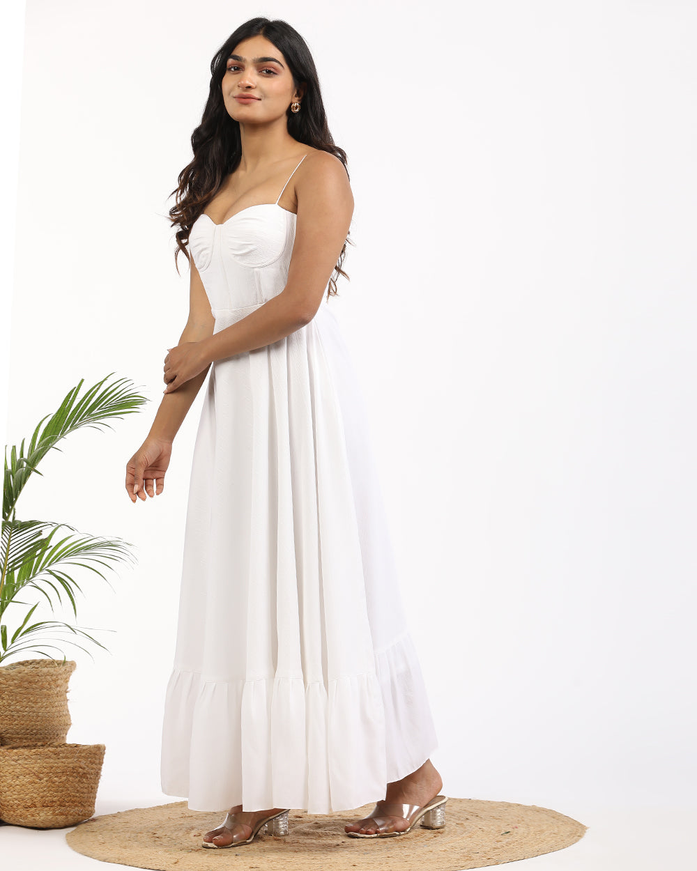 Pearl white maxi