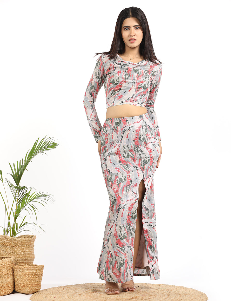 Camouflage crop top