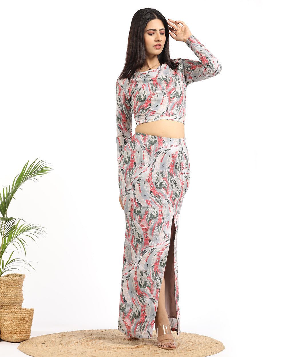 Camouflage crop top