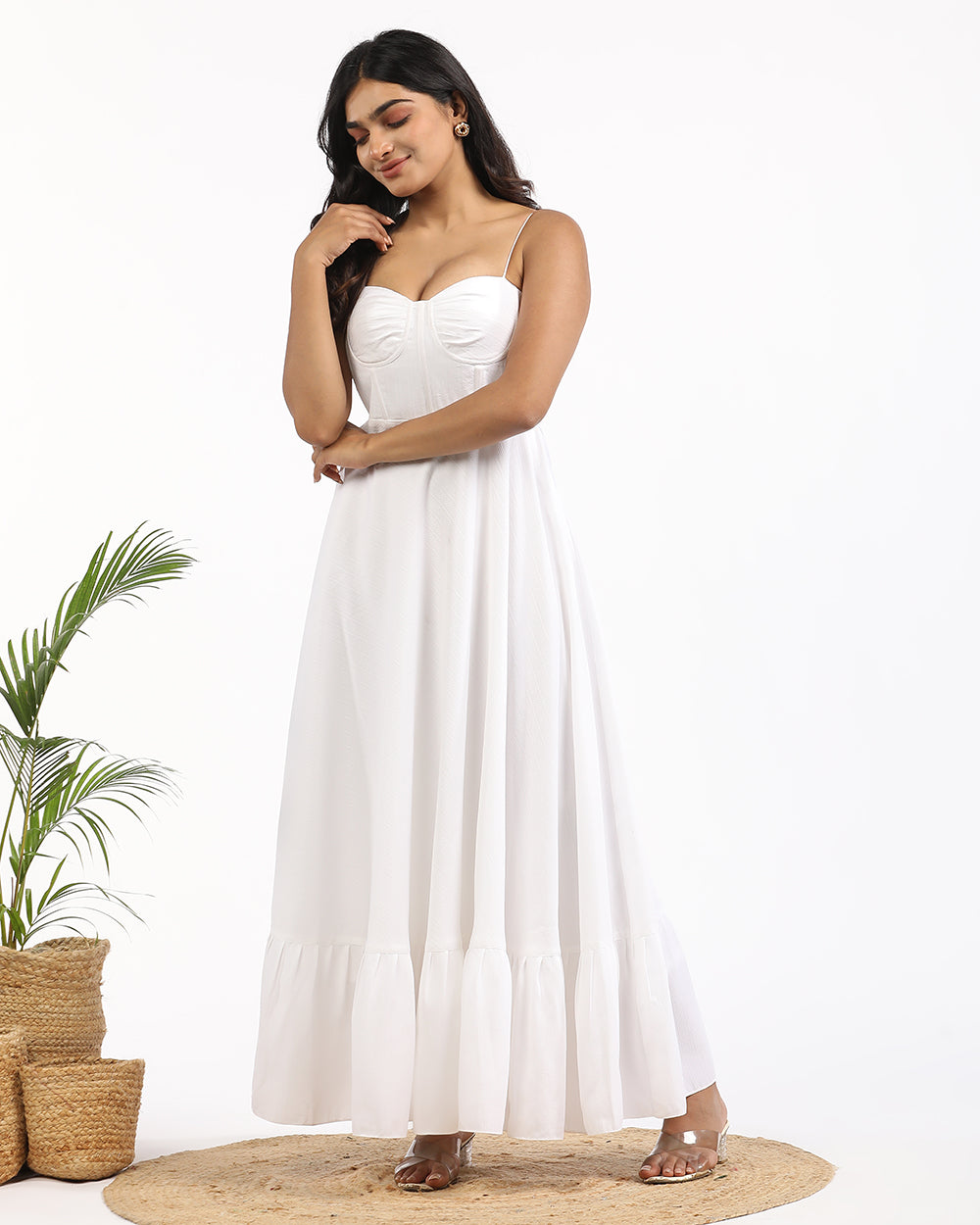 Pearl white maxi