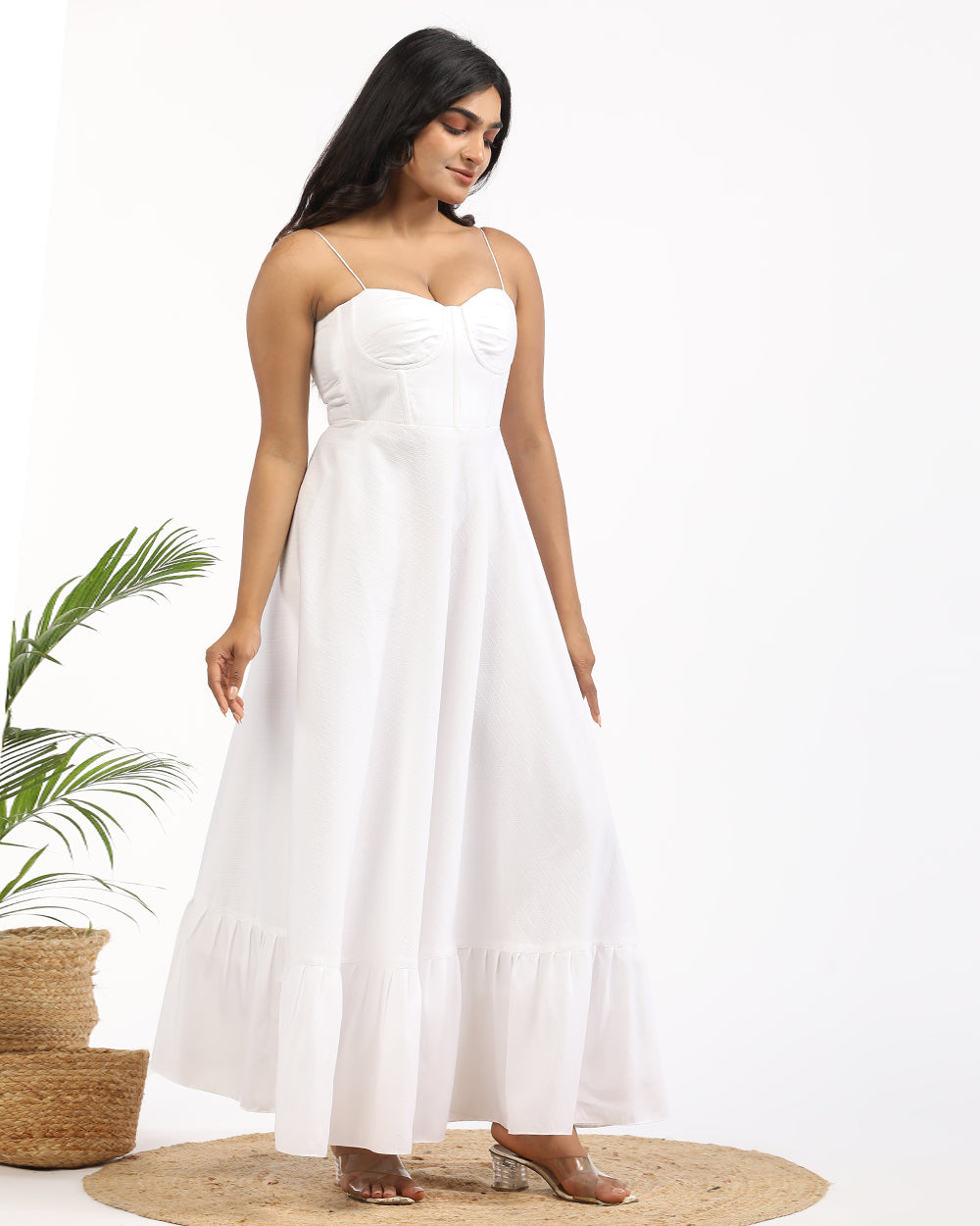 Pearl white maxi