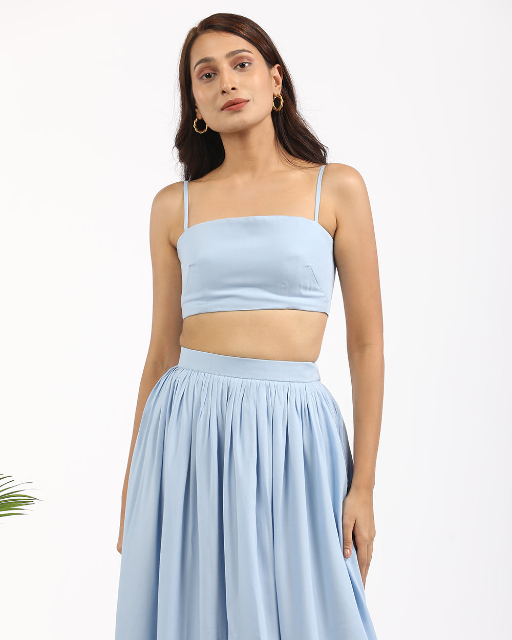 Solid blouse top