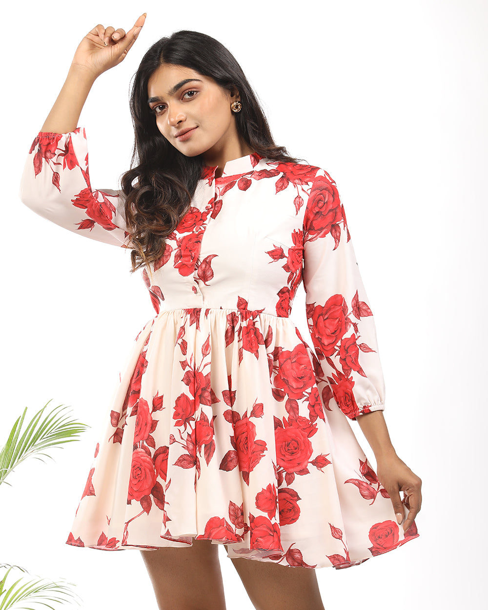 Rusty rose short dress