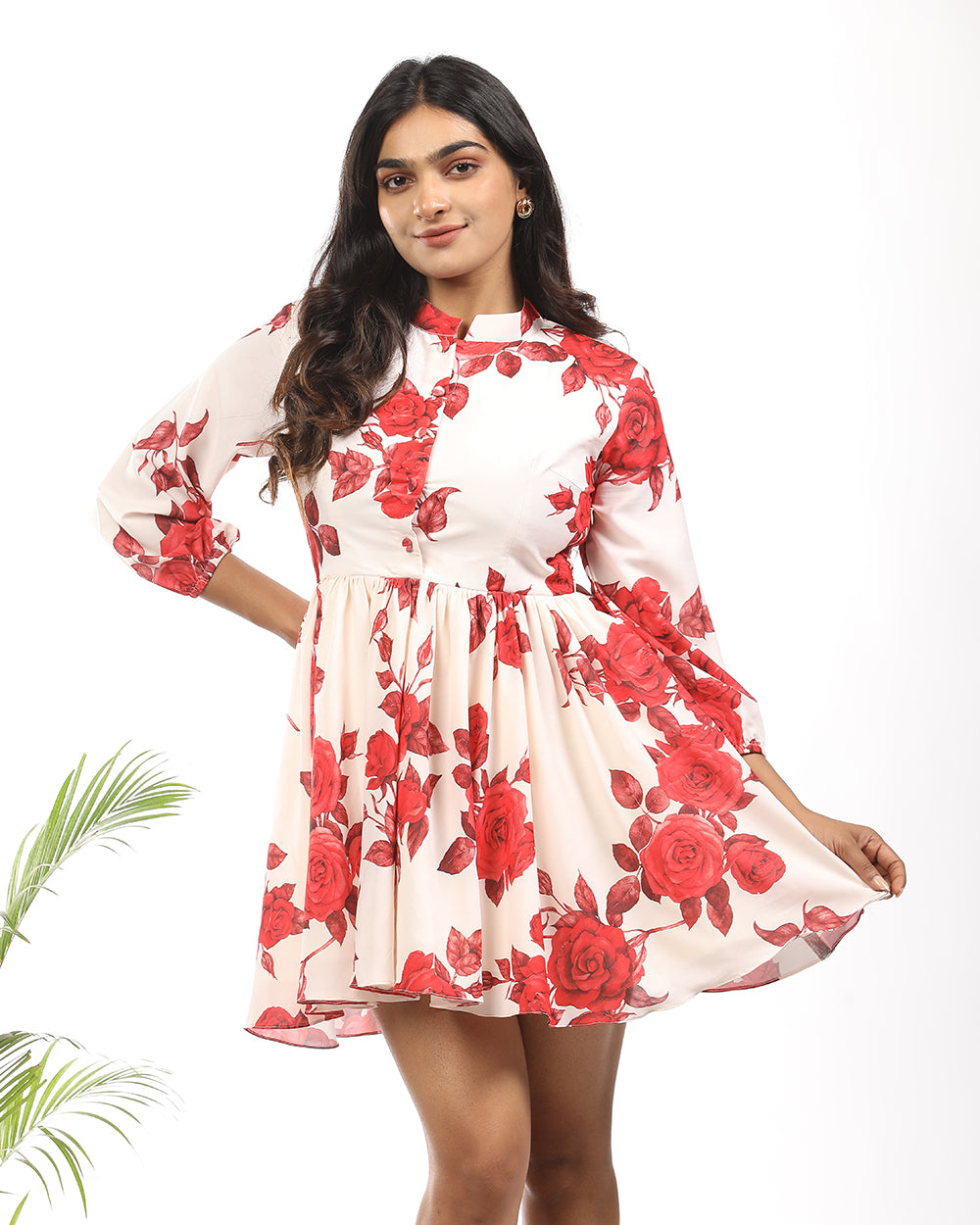 Rusty rose short dress