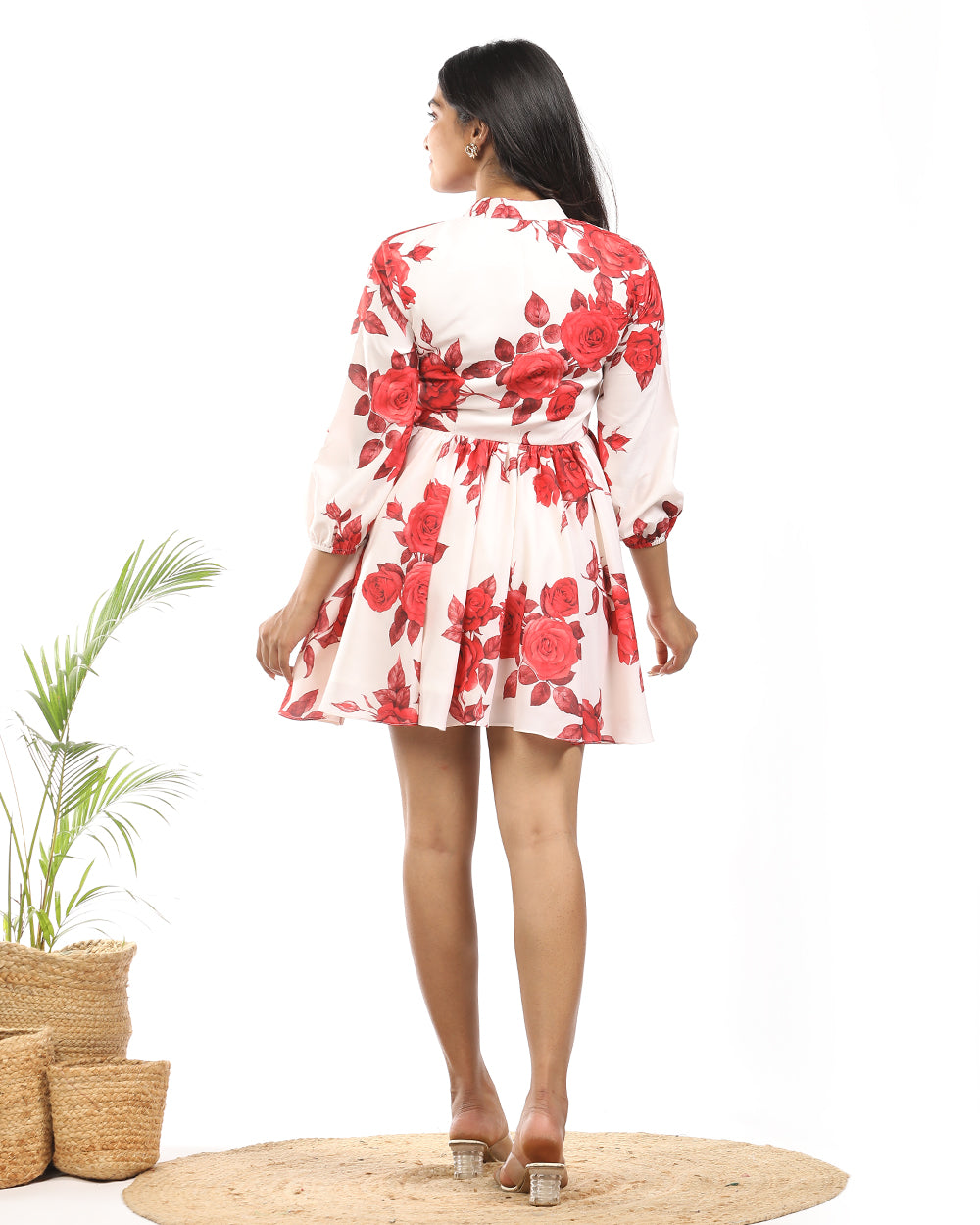 Rusty rose short dress