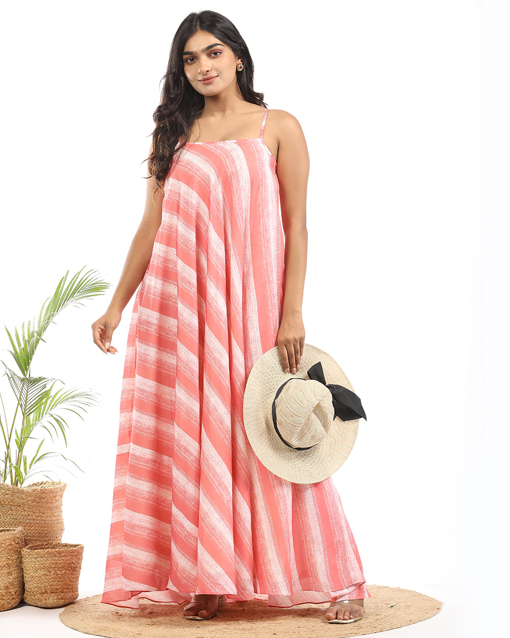 Cloud candy A-line maxi