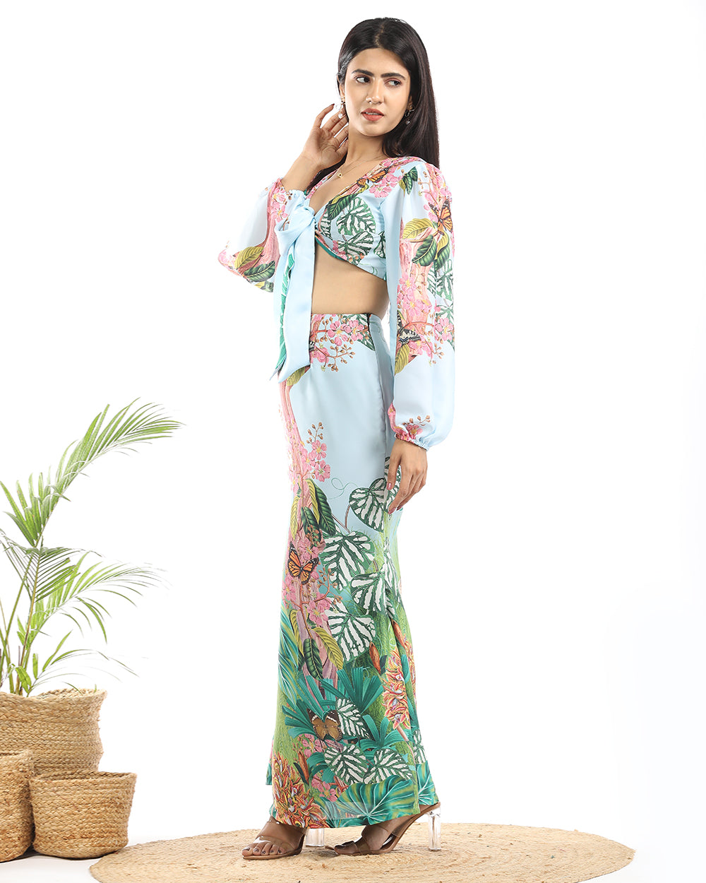 Greenwood jungle crop top