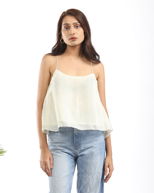 Burberry white top