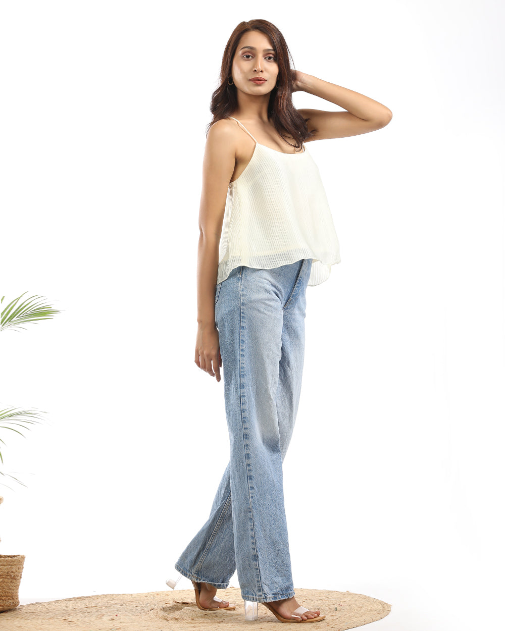 Burberry white top