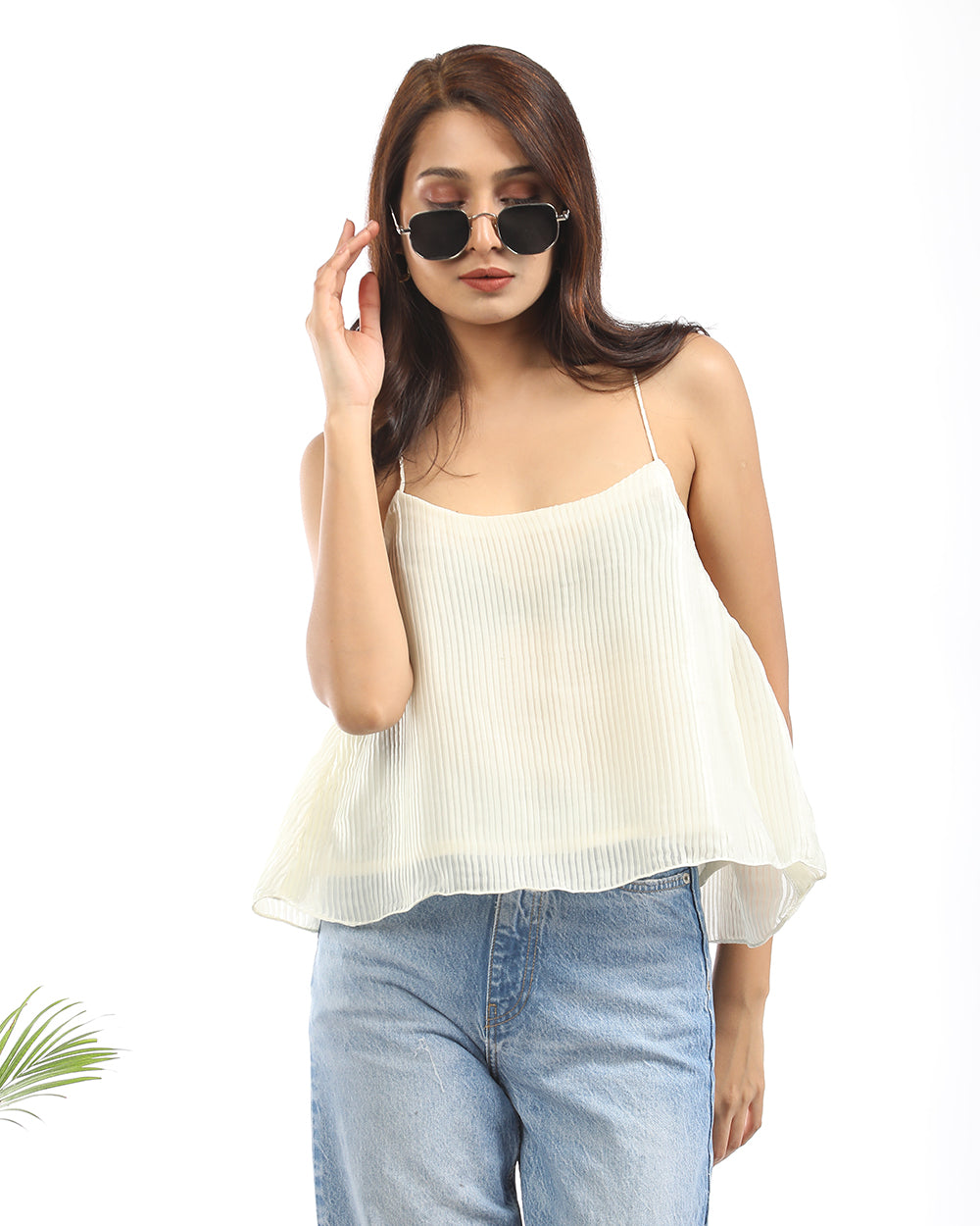 Burberry white top