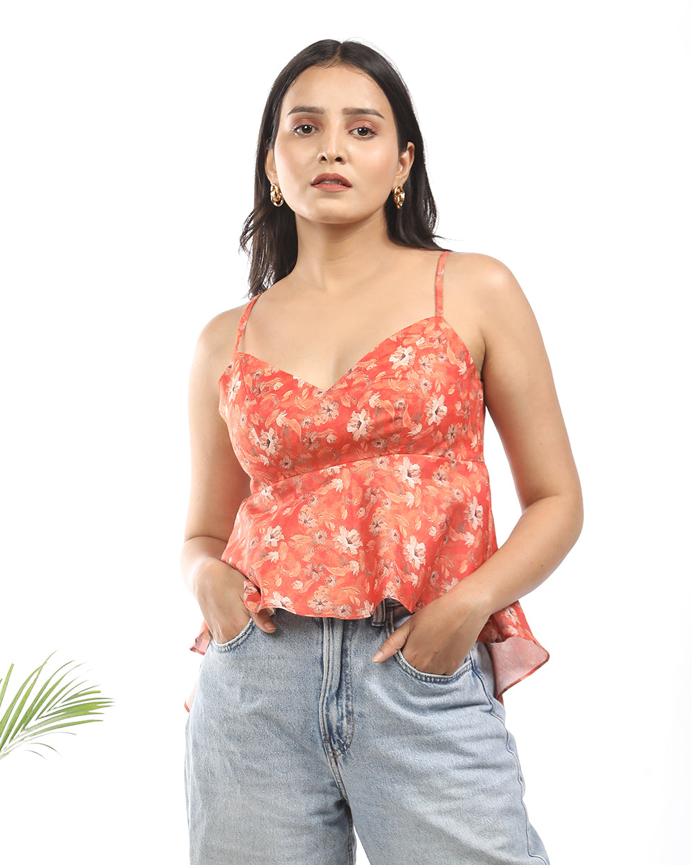 Toile de jouy High-low top