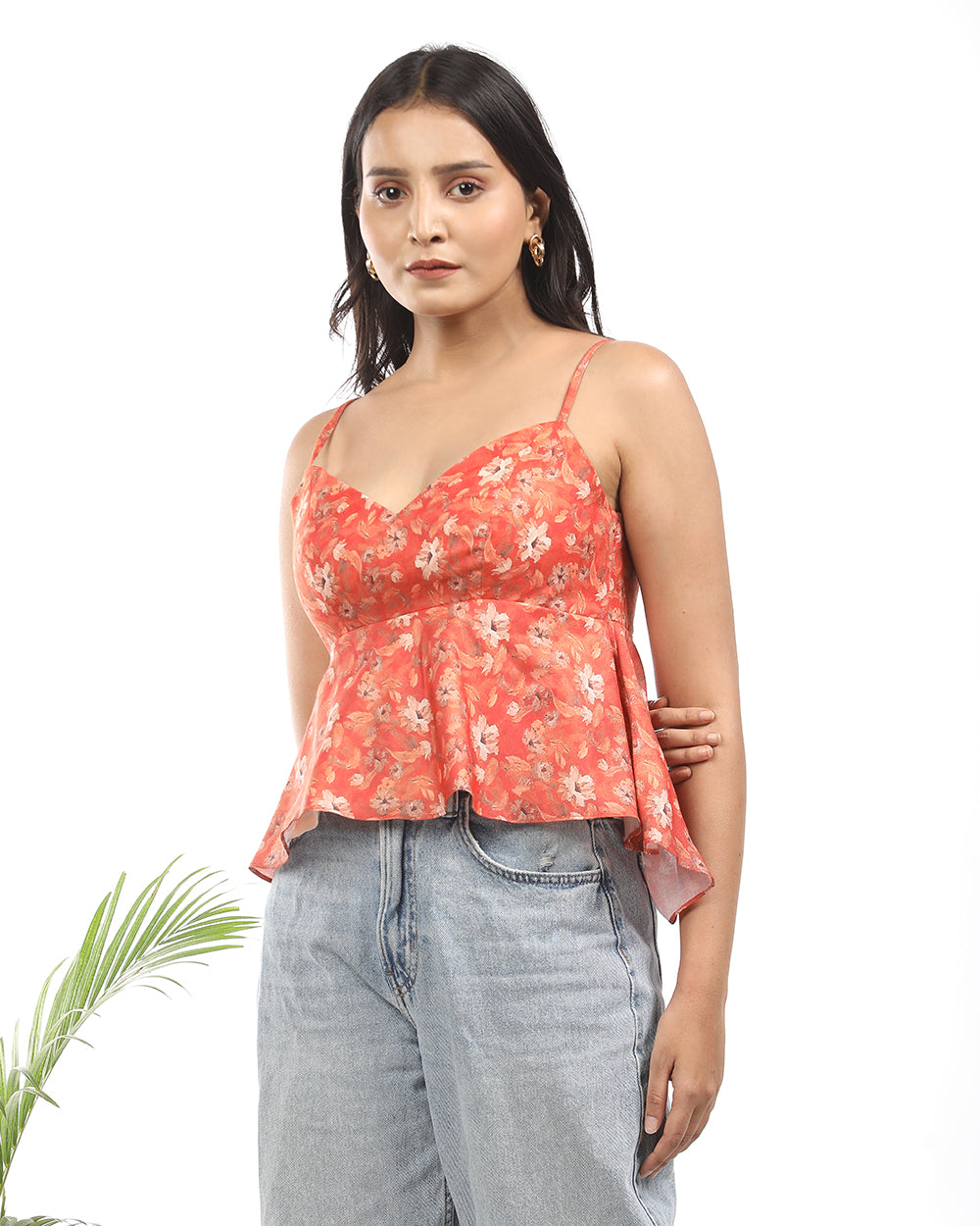 Toile de jouy High-low top
